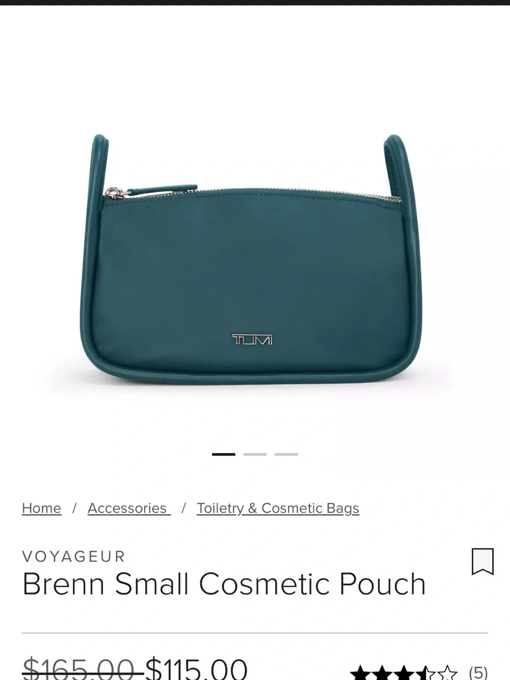 Tumi Voyageur Brenn Small Cosmetic Pouch